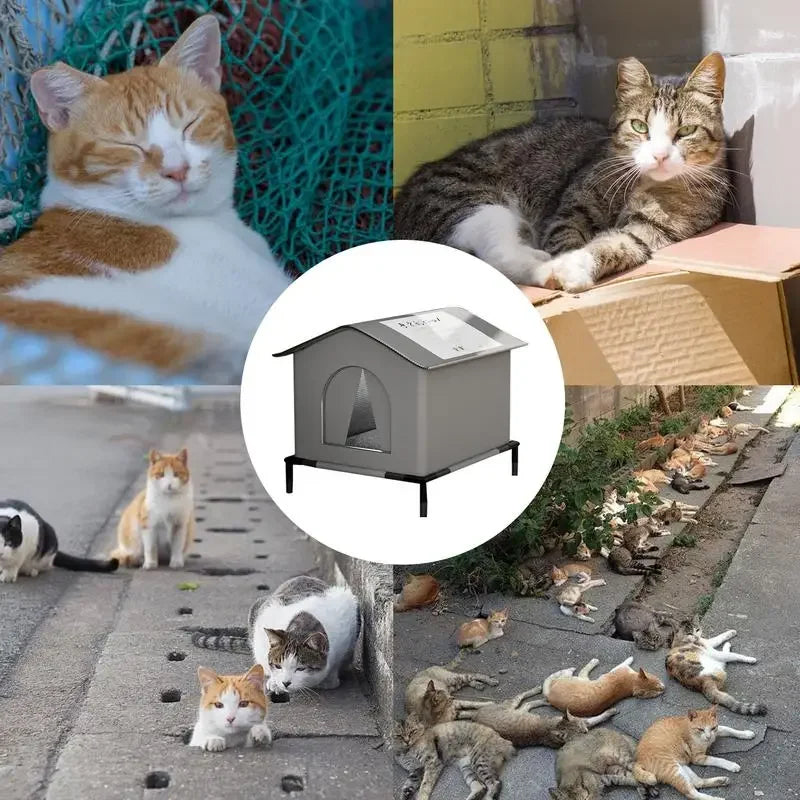 Waterproof Foldable Outdoor Cat House