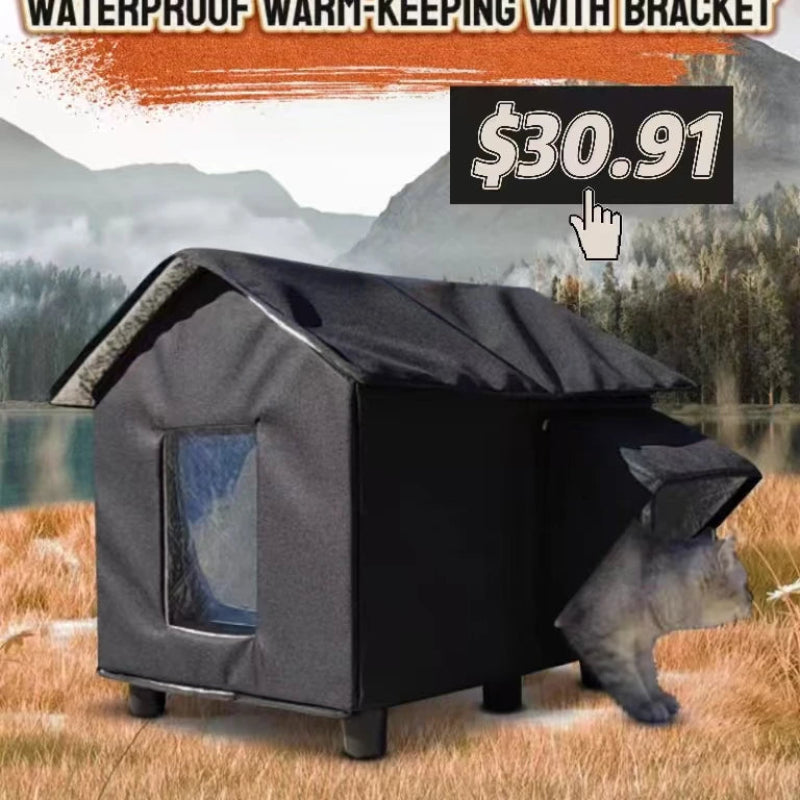 Waterproof Foldable Outdoor Cat House