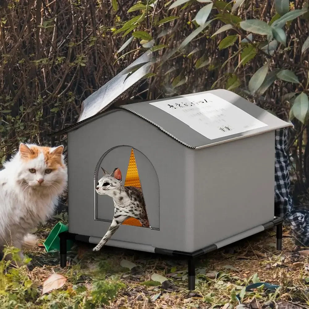 Waterproof Foldable Outdoor Cat House
