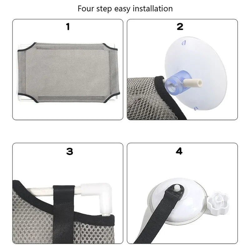 Window Cat Hammock Suction Mount