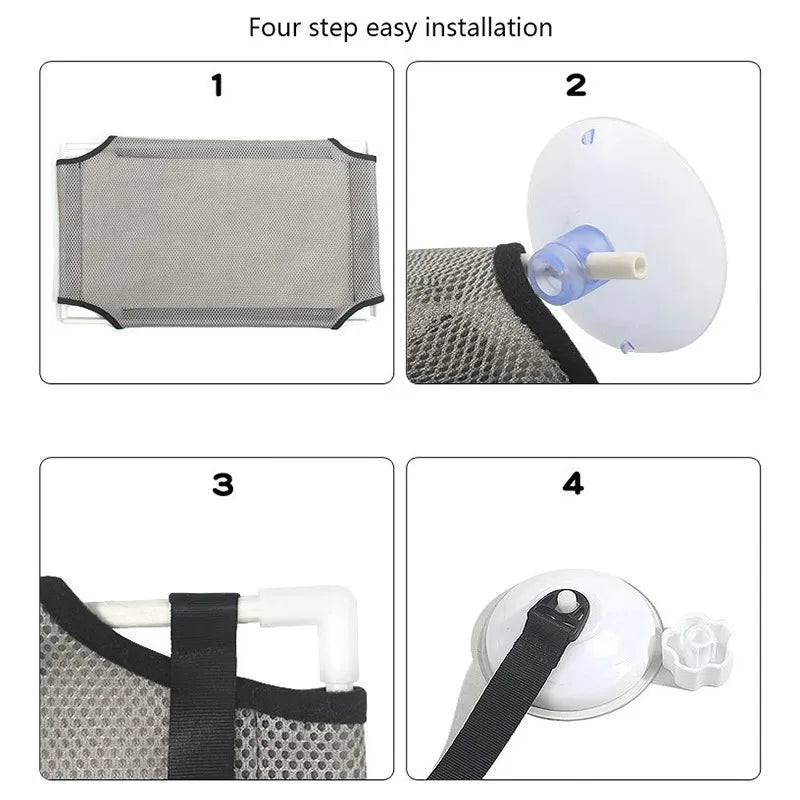 Window Cat Hammock Suction Mount