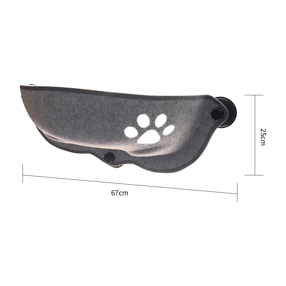 Window Grey Cat Hammock