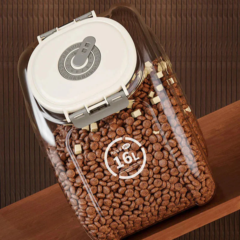 TechnuPet Pet Food Storage Airtight Pet Food Storage Container – 5/10kg Large Capacity