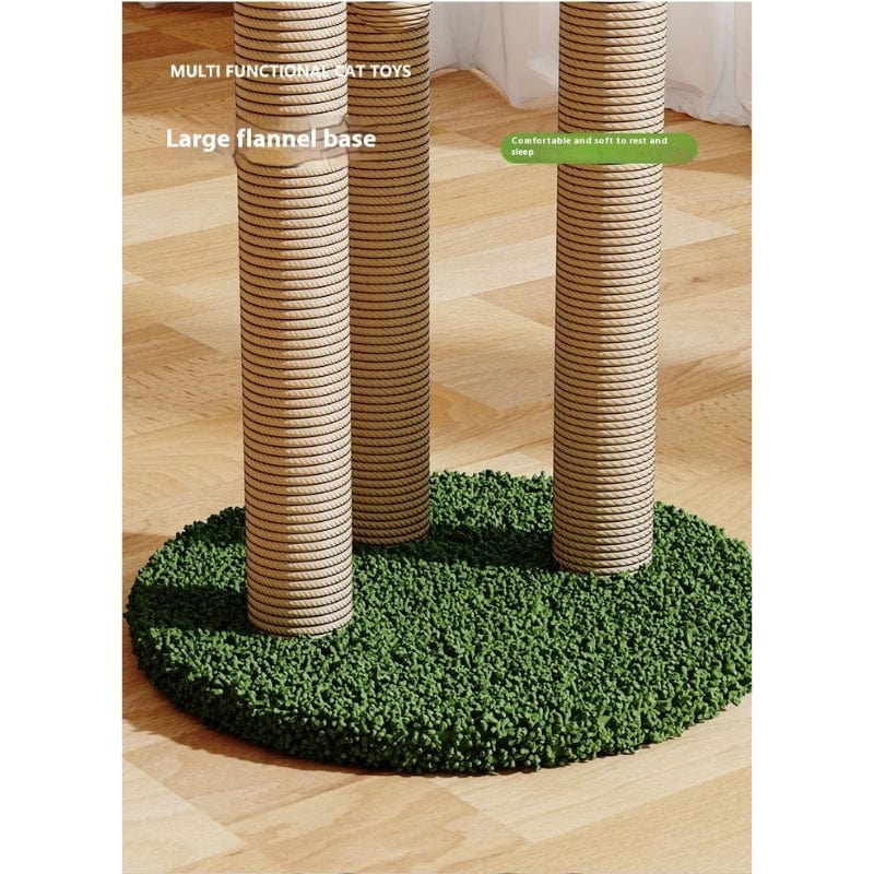 TechnuPet Cat Scratching Post Coconut Tree Cat Scratching Post