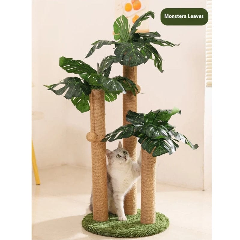 TechnuPet Cat Scratching Post Coconut Tree Cat Scratching Post