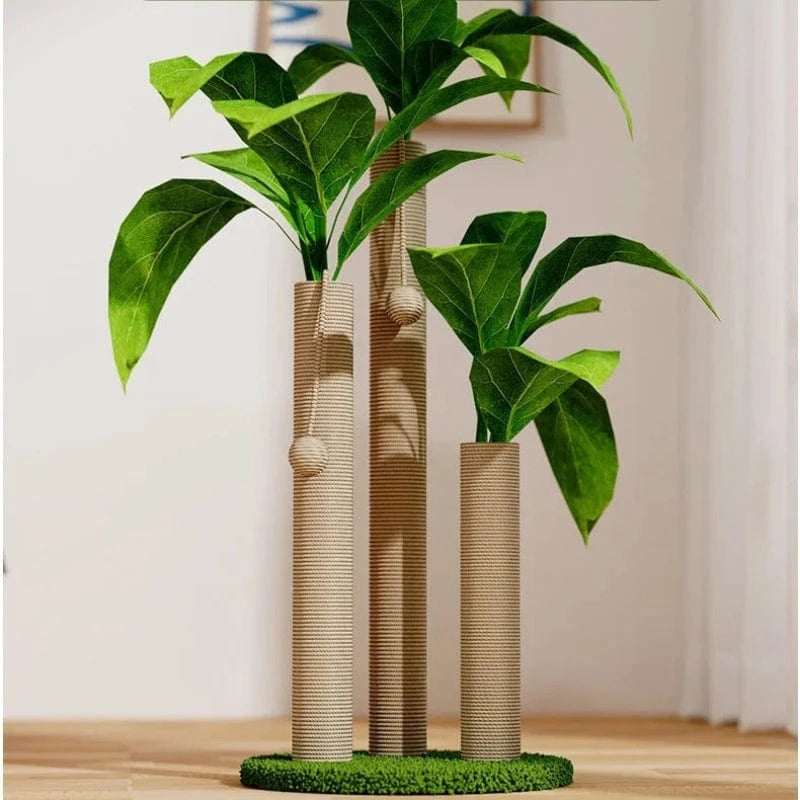 TechnuPet Cat Scratching Post Coconut Tree Cat Scratching Post
