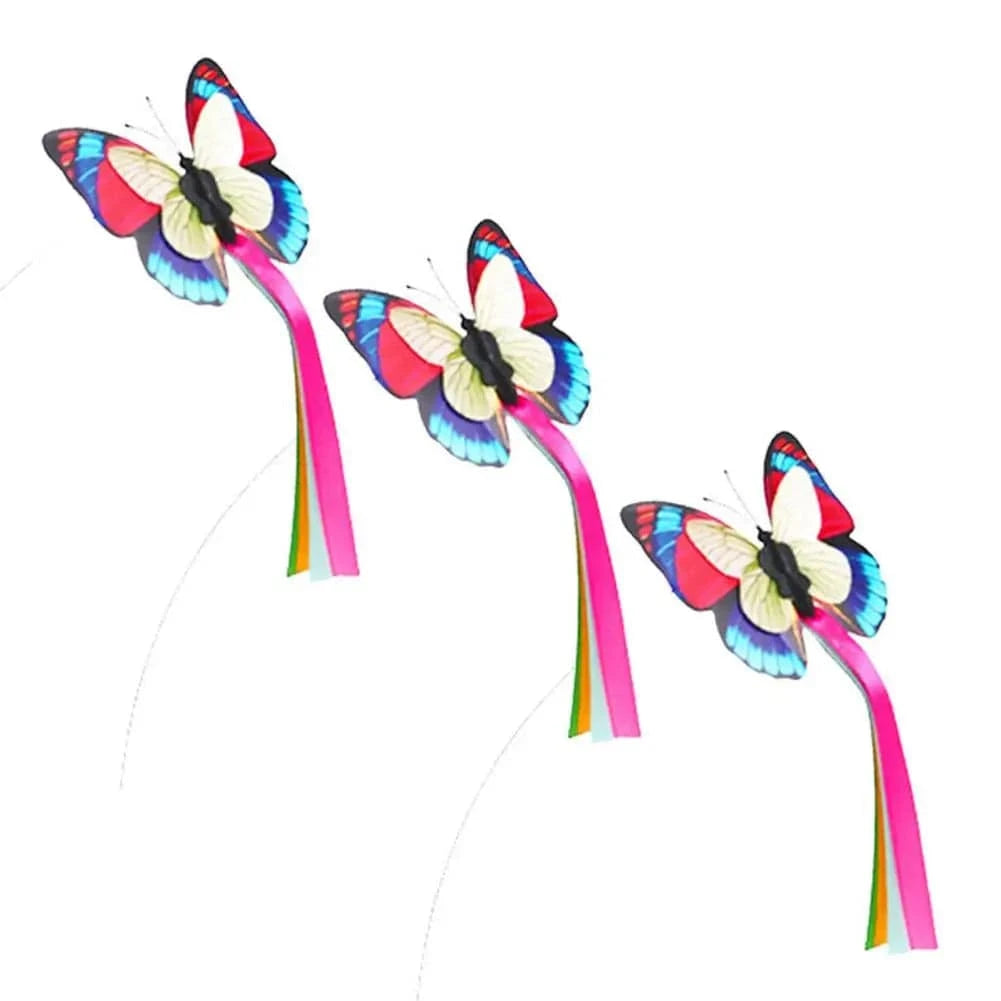 TechnuPet Cat Toys 3PCS Electric Rotating Butterfly Cat Toy