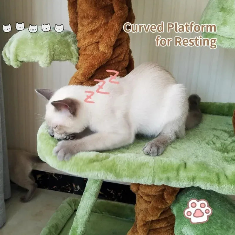 TechnuPet Cat Tree Large Tree House Forest Cat Tree Tower