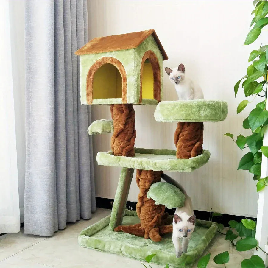 TechnuPet Cat Tree Large Tree House Forest Cat Tree Tower