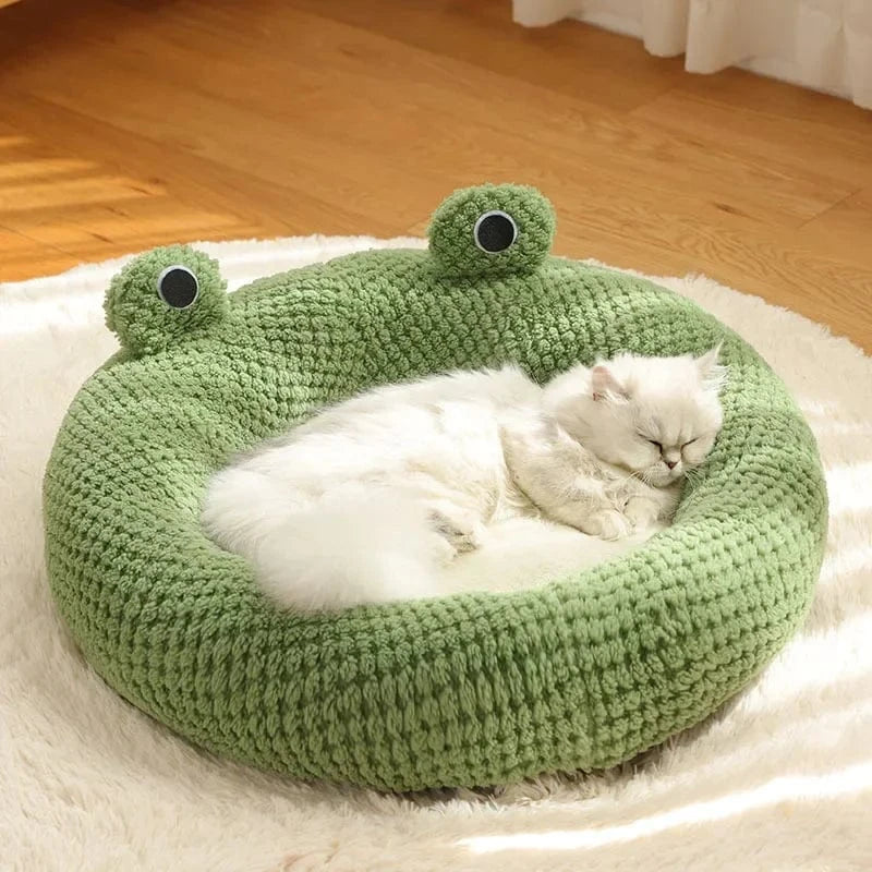 TechnuPet Cat Bed Circular fossa / S Within 10 pounds Frog Villa Cat Bed