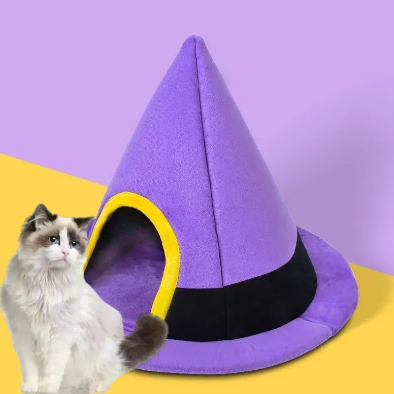 TechnuPet Cat Bed Purple / L 60x46cm Halloween Cat Bed