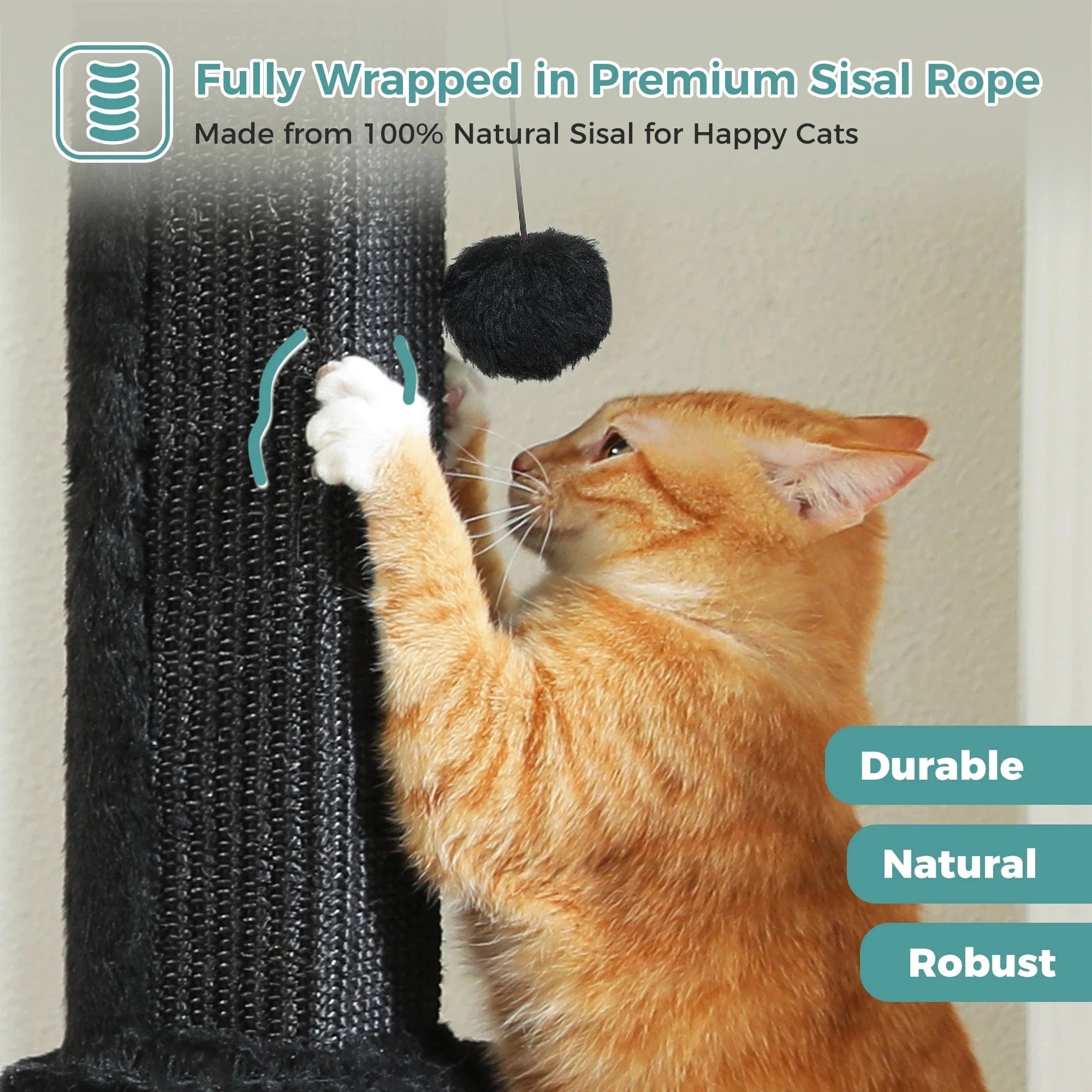 TechnuPet Cat Scratching Post Large Cat Scratching Post