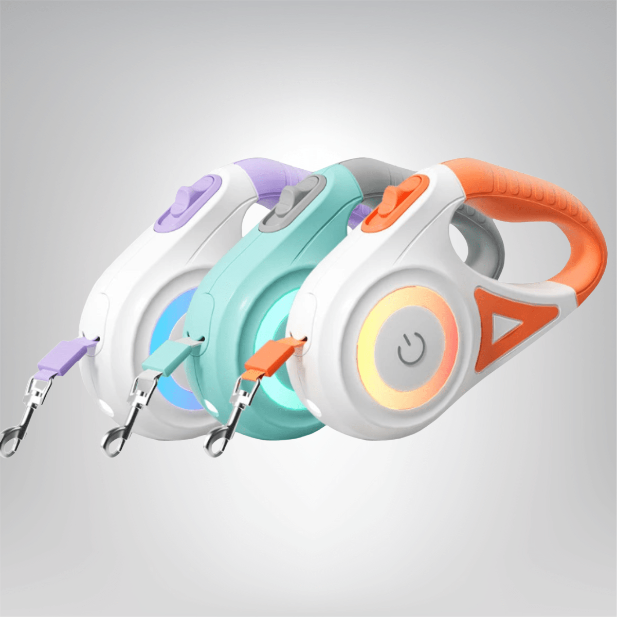 LED Retractable Dog Leash