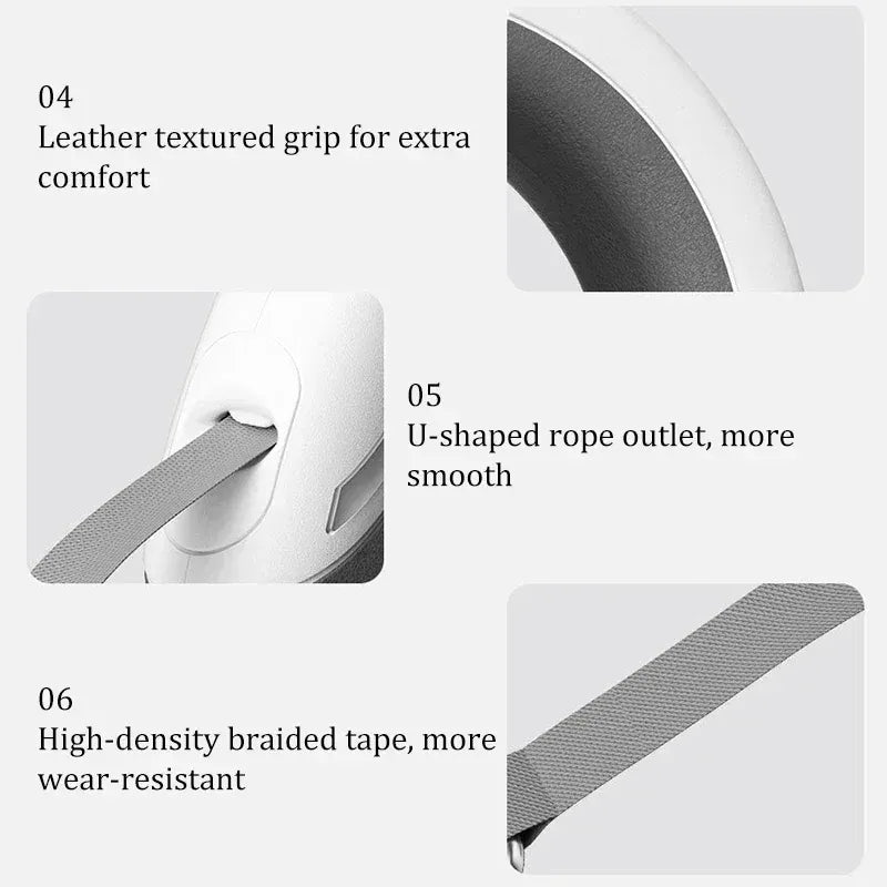 TechnuPet Dog Leash Luminous Retractable Dog Leash