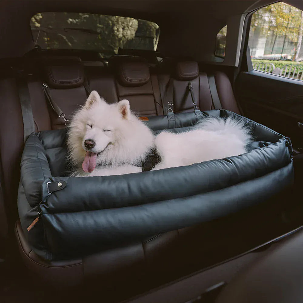 TechnuPet Car Accessories for Dogs Luxury Dog Car Seat