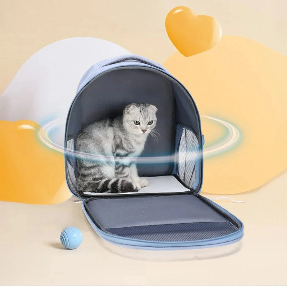 TechnuPet Pet Backpack Portable Cat Carrier Backpack