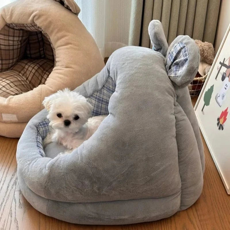 TechnuPet Cat Bed Semi-Enclosed Warm Cat Nest Bed