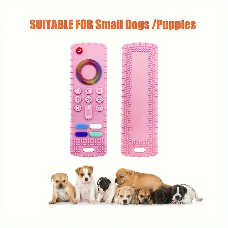 TechnuPet Dog Toys Silicone Remote Dog Teether