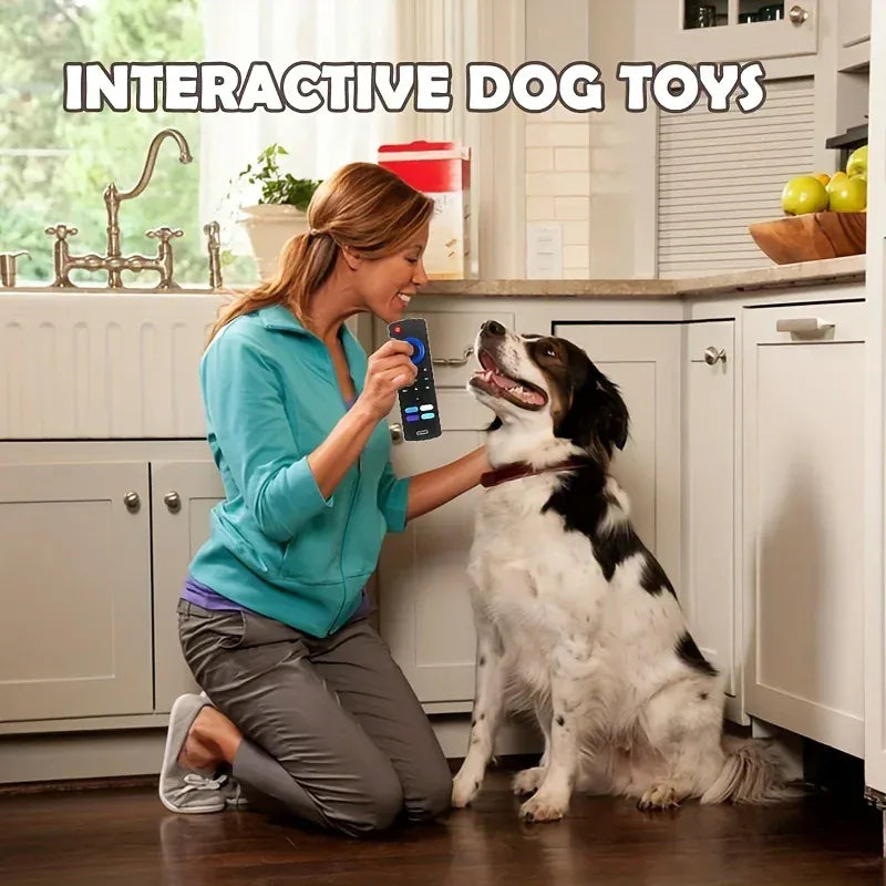TechnuPet Dog Toys Silicone Remote Dog Teether
