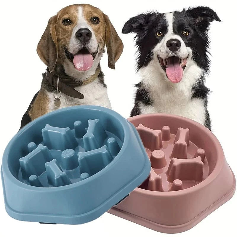 TechnuPet Dog Bowls SKBU PK dog bowls / 7.5inch (19.5cm) Slow Feeder Dog Bowl