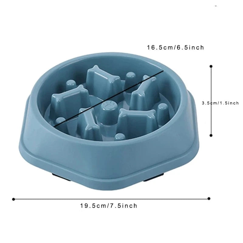 TechnuPet Dog Bowls Slow Feeder Dog Bowl