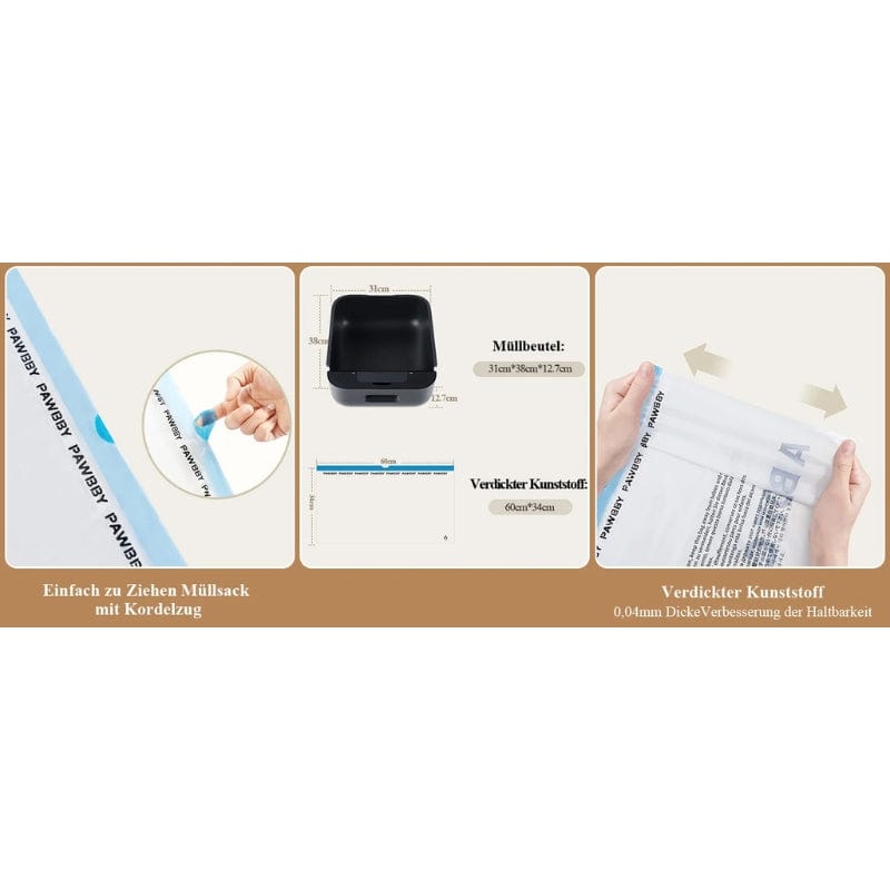 TechnuPet Cat Litters Smart Cat Litter Box with Wood Design