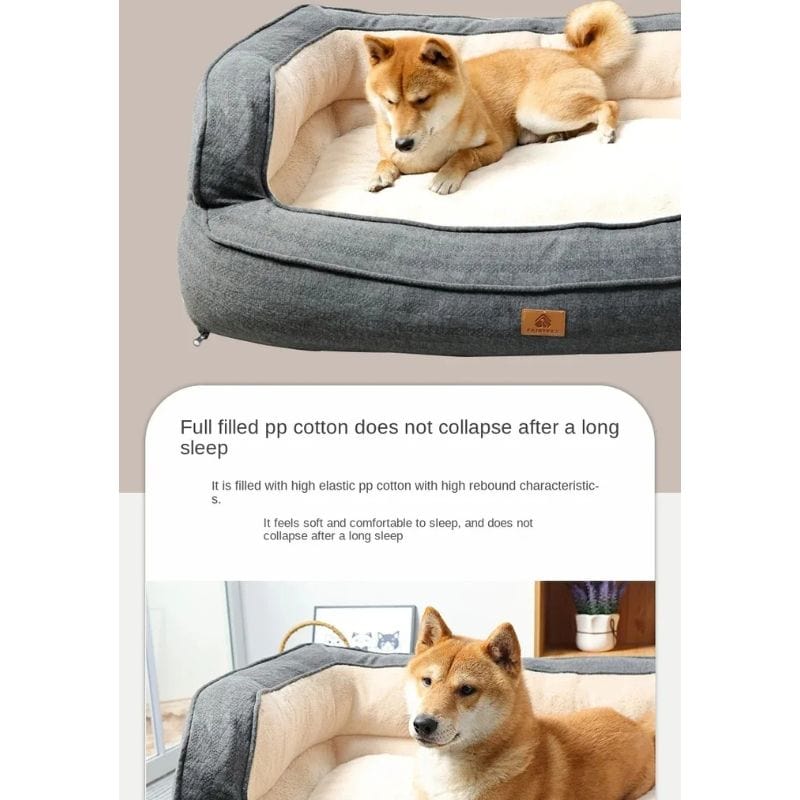 TechnuPet Dog Bed Warm Sofa Pet Bed for Cats and Dogs