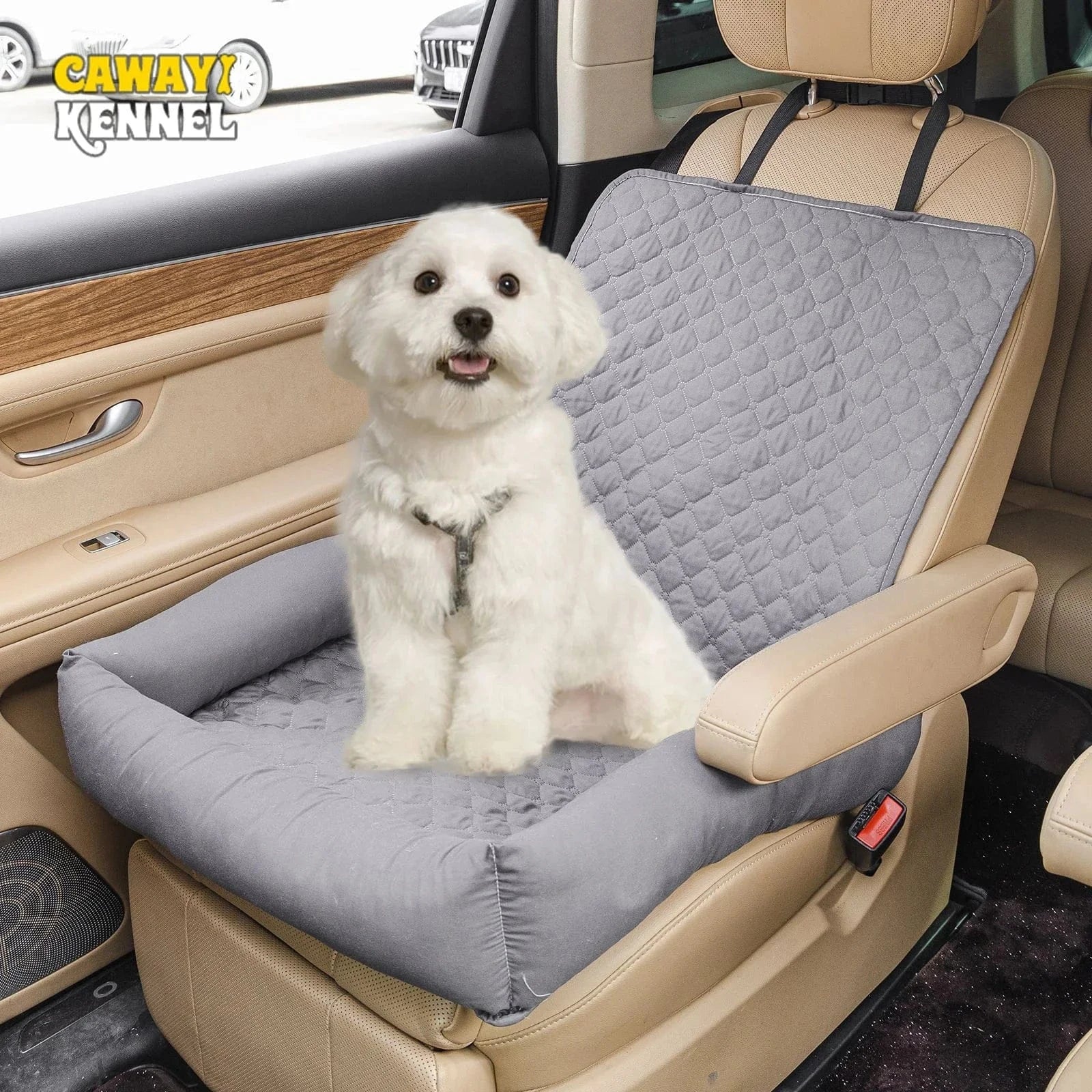 TechnuPet Car Accessories for Dogs Waterproof Dog Car Seat Cover