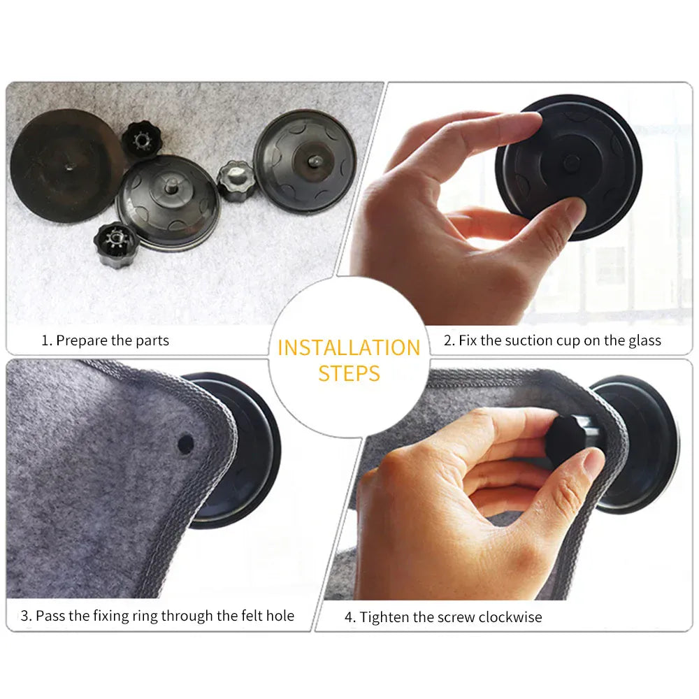 TechnuPet Cat Hammock Gray / CHINA Window Grey Cat Hammock